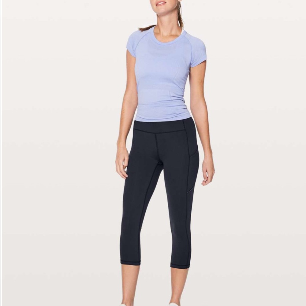 Speed Up Crop 21” Navy